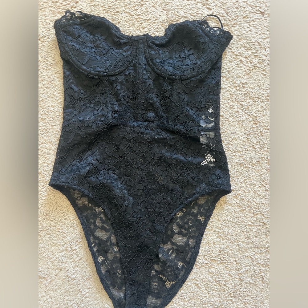 Black Lace Bodysuit
